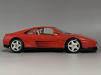 Burago フェラーリ348tb 1989 Ferrari 348 TB Coupe 1989-95 Red 1 43 Bburago for sale